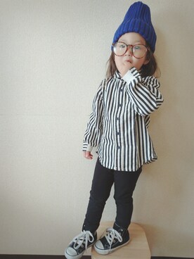 「BNT（ビーエヌティー　　）のアイテム」を使った、RiRiKaさん（キッズ・90cm）の冬コーディネート