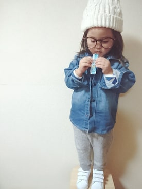 RiRiKaさん（キッズ・90cm）の冬コーディネート