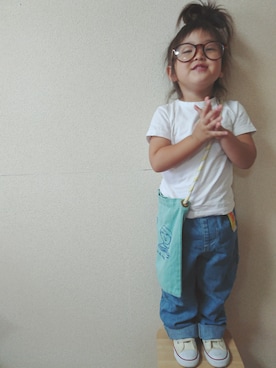 RiRiKaさん（キッズ・100cm）の夏コーディネート