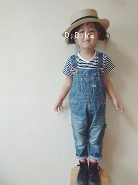 RiRiKaさん（キッズ・100cm）の春コーディネート