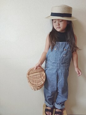 「birkenstock2018ss」｜RiRiKaさん（キッズ・100cm）の夏コーディネート