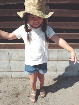 RiRiKaさん（キッズ・100cm）の夏コーディネート