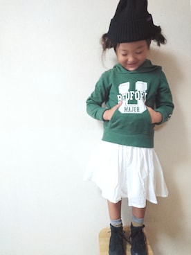 RiRiKaさん（キッズ・110cm）の秋コーディネート