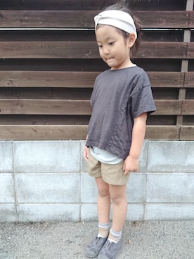 RiRiKaさん（キッズ・110cm）の夏コーディネート