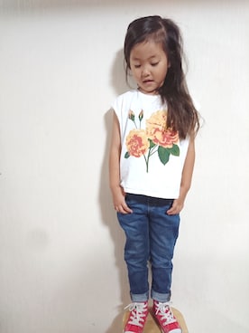 RiRiKaさん（キッズ・110cm）の夏コーディネート