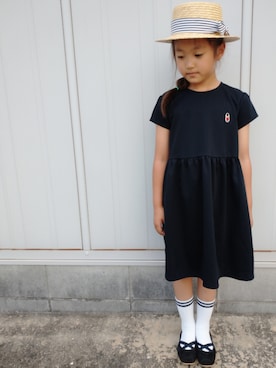 「MACKINTOSH PHILOSOPHY（ﾏｯｷﾝﾄｯｼｭ ﾌｨﾛｿﾌｨｰ）のアイテム」を使った、RiRiKaさん（キッズ・125cm）の春コーディネート