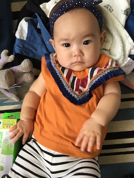 YUWAさん（キッズ・60cm）の夏コーディネート