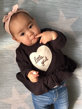 「シンプルおしゃれが好き」｜YUWAさん（キッズ・60cm）の秋コーディネート