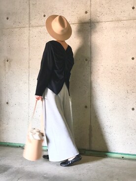 「RBS（アールビーエス）のアイテム（帽子）」を使った、꧁ばら꧂🖇さん（レディース・164cm）の冬コーディネート