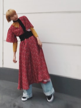 ꧁ばら꧂🖇さん（レディース・164cm）の冬コーディネート