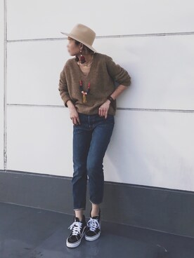 「スプリングSENSEOFPLACE」｜꧁ばら꧂🖇さん（レディース・164cm）の冬コーディネート