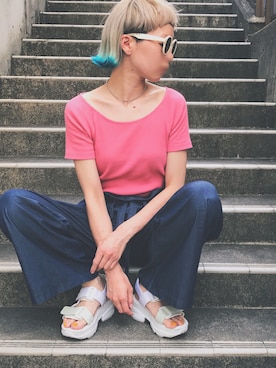 ꧁ばら꧂🖇さん（レディース・164cm）の夏コーディネート