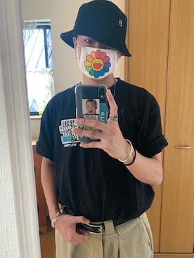 「自撮り」｜Nao.さん（メンズ・173cm・10代）の春コーディネート