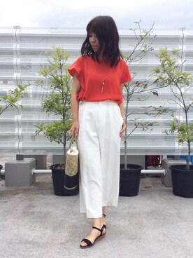 ルクールブラン藤井大丸店スタッフさん(レディース・160cm)の春コーディネート