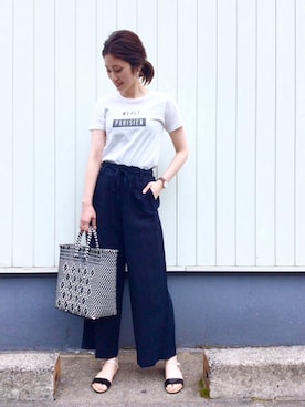 ルクールブラン藤井大丸店スタッフさん(レディース・170cm)の春コーディネート