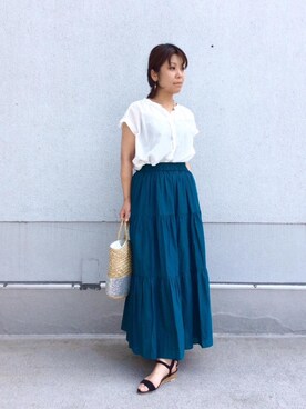 ルクールブラン藤井大丸店スタッフさんのコーディネート