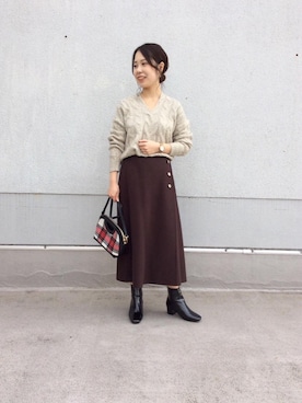 ルクールブラン藤井大丸店スタッフさんのコーディネート