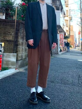 きゃむさん（メンズ・172cm）の春コーディネート