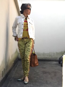 「rag & bone（ラグアンドボーン）のアイテム（ジャケット/アウター）」を使った、Jules Takagishiさん（レディース・164cm）の夏コーディネート