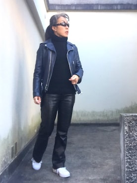 「ONE STAR」｜Jules Takagishiさん（レディース・164cm）の冬コーディネート