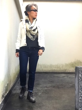 「rag & bone（ラグアンドボーン）のアイテム（ジャケット/アウター）」を使った、Jules Takagishiさん（レディース・164cm）の冬コーディネート