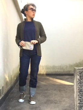 「アイテム（スウェット）」を使った、Jules Takagishiさん（レディース・164cm・50代）の冬コーディネート