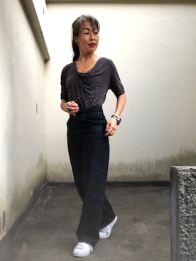 「HUMANOID（ヒューマノイド）のアイテム」を使った、Jules Takagishiさん（レディース・164cm）の秋コーディネート