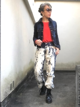 「ABISTE（アビステ）のアイテム」を使った、Jules Takagishiさん（レディース・164cm）の冬コーディネート