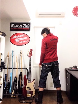 「DELAY by Win & Sons（ディレイバイウィンアンドサンズ）のアイテム（ジャージ）」を使った、Mune☆Sanさん（メンズ・174cm）の春コーディネート