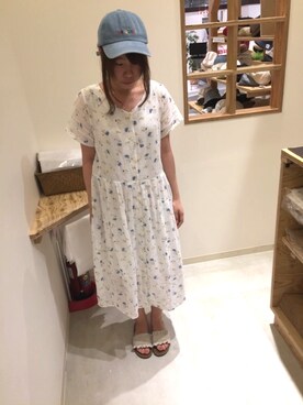 「SM2（エスエムツー）のアイテム」を使った、14+ イオンSENRITO専門館店 スタッフさん（レディース・159cm）の夏コーディネート