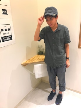 「14+（イチヨンプラス）のアイテム」を使った、14+ イオンSENRITO専門館店 スタッフさん（メンズ・169cm）の秋コーディネート