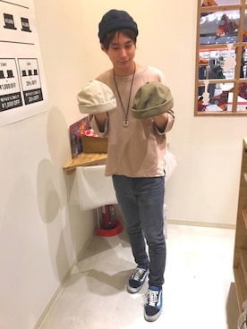 「RAGEBLUE（レイジブルー）のアイテム（アクセサリー）」を使った、14+ イオンSENRITO専門館店 スタッフさん（メンズ・169cm）の秋コーディネート