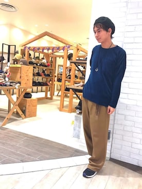 「RAGEBLUE（レイジブルー）のアイテム（アクセサリー）」を使った、14+ イオンSENRITO専門館店 スタッフさん（メンズ・169cm）の秋コーディネート