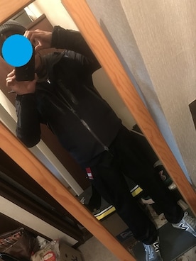 「ATTACHMENT（アタッチメント）のアイテム（帽子）」を使った、さくさくさん（メンズ・169cm）の冬コーディネート