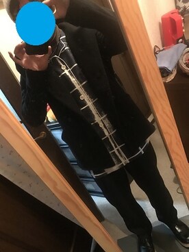 「COMME CA DU MODE（コムサデモード）のアイテム（帽子）」を使った、さくさくさん（メンズ・169cm）の冬コーディネート
