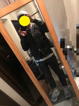 「ロールアップ」｜「アイテム（ノーカラージャケット）」を使った、さくさくさん（メンズ・169cm）の春コーディネート