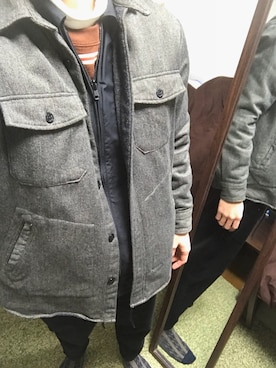 「BILLABONG（ビラボン）のアイテム（ブルゾン）」を使った、ｇｏｎｂｅｉさん（メンズ・171cm）の冬コーディネート