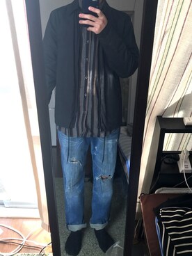 「BILLABONG（ビラボン）のアイテム（ブルゾン）」を使った、ｇｏｎｂｅｉさん（メンズ・171cm）の冬コーディネート