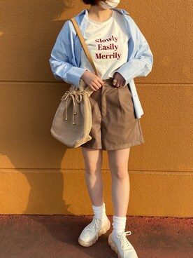 uraさん（レディース・160cm）の春コーディネート