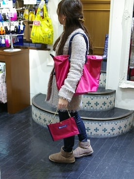 「お姉さんコーデ」｜ROOTOTE  STAFFさん（レディース・152cm）の冬コーディネート