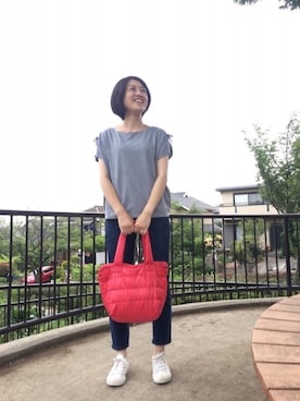 「Pertex」｜ROOTOTE  STAFFさん（レディース・160cm）の夏コーディネート