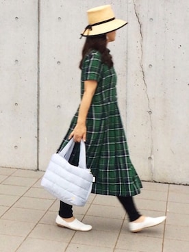 「ROOTOTE（ルートート）のアイテム」を使った、ROOTOTE  STAFFさん（レディース・160cm）の夏コーディネート