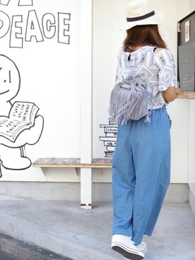 「3wayバッグ」｜ROOTOTE  STAFFさん（レディース・160cm）の春コーディネート