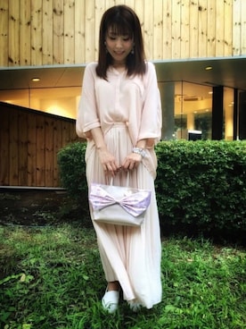 「カードキャプターさくら」｜「アイテム（トートバッグ）」を使った、ROOTOTE  STAFFさん（レディース・160cm）の夏コーディネート