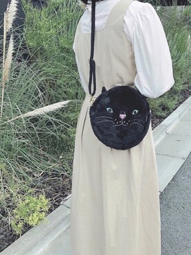 「ROOTOTE（ルートート）のアイテム（バッグ）」を使った、ROOTOTE  STAFFさん（レディース・160cm）の秋コーディネート