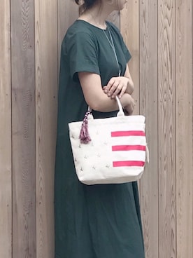 「ROOTOTE（ルートート）のアイテム」を使った、ROOTOTE  STAFFさん（レディース・160cm）の秋コーディネート