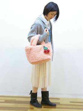 「ROOTOTE（ルートート）のアイテム」を使った、ROOTOTE  STAFFさん（レディース・160cm）の秋コーディネート