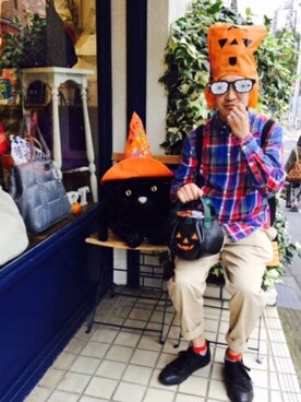 「ROOTOTE（ルートート）のアイテム」を使った、ROOTOTE  STAFFさん（メンズ・160cm）の秋コーディネート