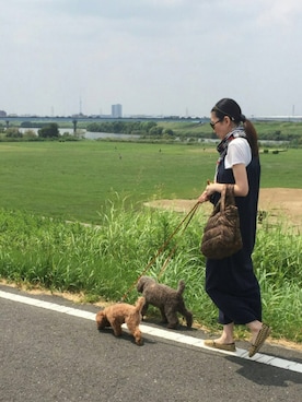 「ROOTOTE（ルートート）のアイテム」を使った、ROOTOTE  STAFFさん（レディース・166cm）の秋コーディネート