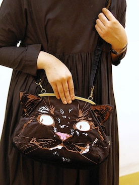 「黒猫」｜ROOTOTE  STAFFさん（レディース・160cm）の秋コーディネート